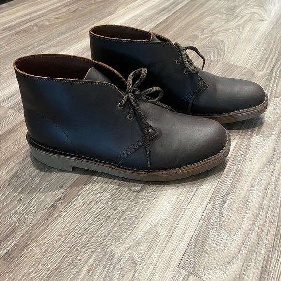 Clarks Men's Bushacre 3 Chukka Boot - Dark Brown - Picture 7 of 7